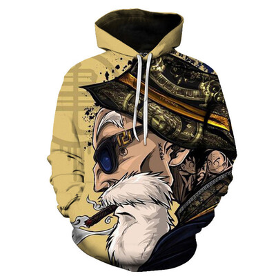 

Herqw61 Mens 3D Dragon Ball Z Anime Hoodie Goku Super Saiyan Fans Cosplay Costume Sweatshirt