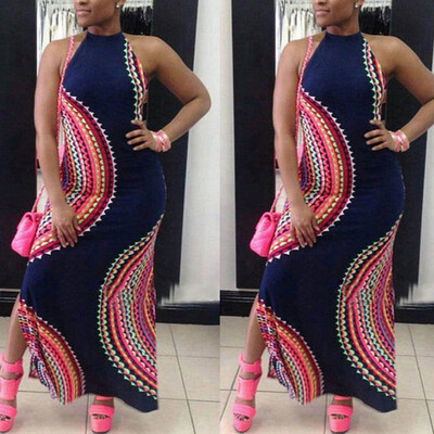 

Fashion Women Summer Dress Maxi Long Evening Party Dress Beach Dress Sundress