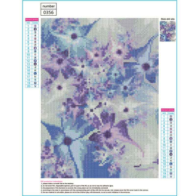 

DIY 5D Diamond Painting Cross Stitch Kit Foe Kids&Adults Full Round Resin Diamond Covered