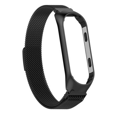 

Milanese Wristband Bracelet Watch StrapMetal Frame for Xiaomi Miband 3 4