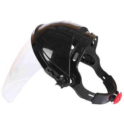 

Folding Transparent Lens PC Headset Anti-UV Anti-shock Welding Helmet Face Shield Solder Mask Face Eye Protector