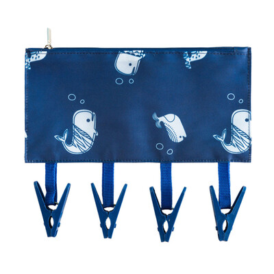 

〖Follure〗Portable Socks Dry Cloth Travel Portable Folding Cloth Hanger Clips