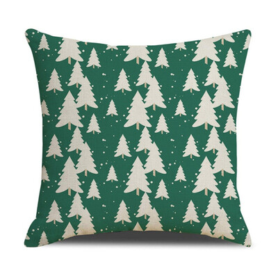

Nordic Style Cushion Covers Deer Geometric Pillow Cases Linen Cotton Christmas Pillow Covers Home Bedroom Sofa Decoration