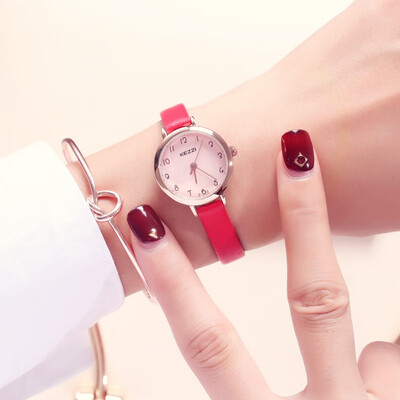 

Mi Ke 8196 student watch love stainless steel waterproof couple watch
