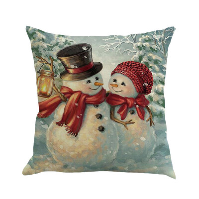 

Tailored Christmas Pillow Cover Pillowcases Decorative Sofa Cushion Cover 45x45cm