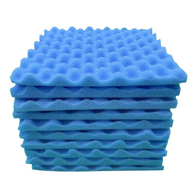 

Toponeto 10Pcs Acoustic Foam Panel Sound Stop Absorption Sponge Studio KTV Soundproof