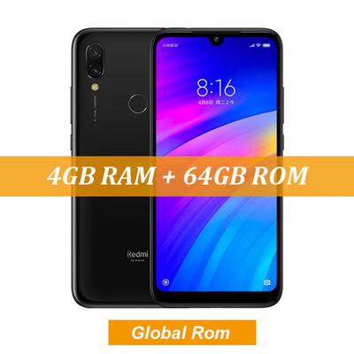 

Global ROM Xiaomi Redmi 7 Smartphone With 4GB RAM 64GB ROM Octa-Core 12MP Dual AI Camera 4000mAh 4G LTE Phone