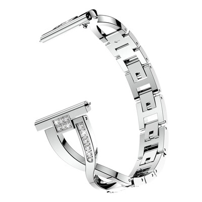 

〖Follure〗Tempered FilmLuxury Aluminum Alloy Wristband Strap Band For Fitbit Versa Lite
