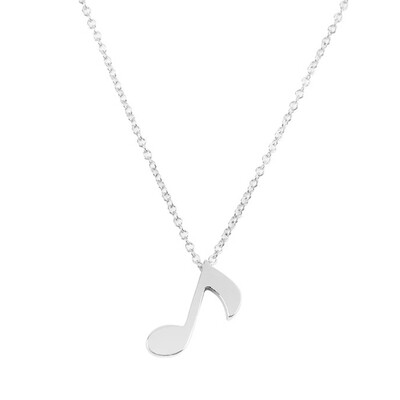 

Fashion Necklace Delicate Musical Note Pendant Necklace for Women Love Music Note Symbol Charm Choker