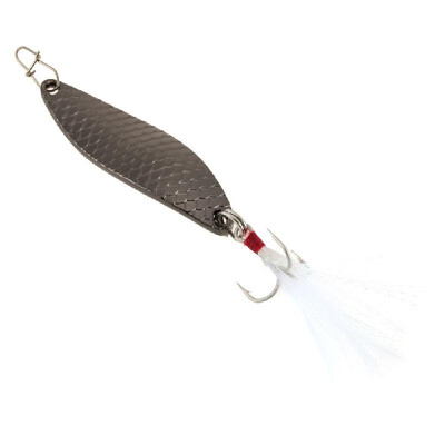 

YAPADA 5g-20g Zinc Alloy Spoon Fishing Lure Hard Bait Noise Sequin Paillette with Feather