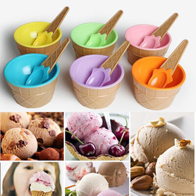 

Siaonvr 6PC Kids Ice Cream Bowls Ice cream Cup Couples Bowl Gifts Dessert