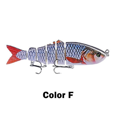 

12cm 185g Fishing Lure Hard Bait Multi Segments Swimbait Crankbait Artificial Fishing Lure Bait with Treble Hooks
