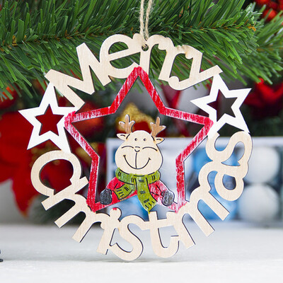 

Tailored DIY Wooden Pendant Ornaments for Christmas Tree&Party Decorations