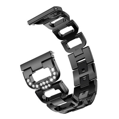 

D Shape Alloy Crystal Chain Wristband Watch Strap for Samsung Galaxy 46mm