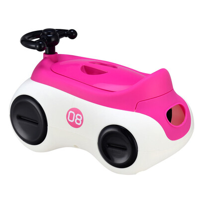 

Detachable Car-Shape Toddlers Potty Training Seat with Drawer-Pink