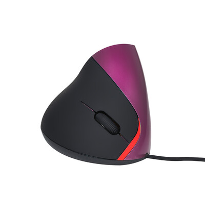 

Optical Vertical Mouse Ergonomic Wired Mouse USB Mice 5 Button for PC LaptopGrey