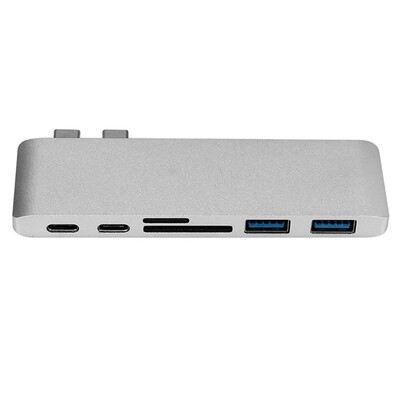 

6 in1 USB Hub USB 31 Type C to USB 30 PD Adapter for MacBook Pro 1315