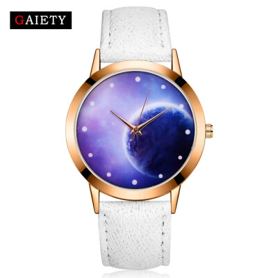 

GAIETY Watch Women Womens Watches Personality Romantic Starry Sky Wrist Watch Leather Designer Ladies New reloj mujer bayan