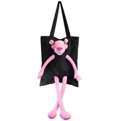 

Canvas Bag Students Shoulder Bag Large Capacity Handbag Creative Doll Decor