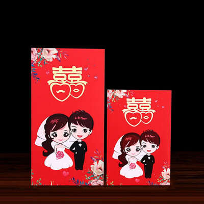 

Chinese Brocade Red Pocket Phoenix Dragon Pattern Cloth Jade Plate Fringed Red Envelopes Chinese Year Wedding Bride Gifts