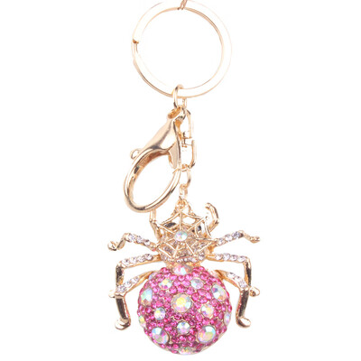 

Diamond Spider Keychain Mobile Phone Bag Hanging Decoration Creative Gift Explosion