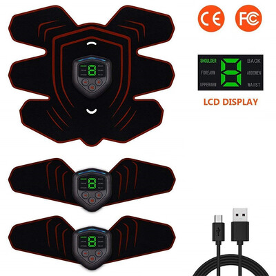 

ABS Stimulator Muscle Toner Abdominal Toning Belt Muscle EMS Trainer ABS