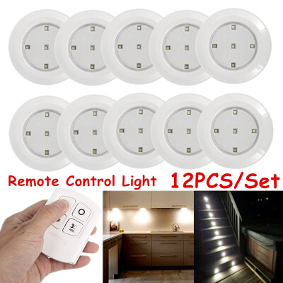 

NEW 36912PCS Wireless Remote Control LED Light Under Closet Lamp Bright for Kitchen Cabinet Closet Bedroom Stairs