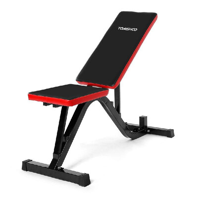 

TOMSHOO Adjustable AB Flat Incline Bench Abdominal Sit Up Board Weight Press Bench Home Gym Workout Fitness Equipment Dumbbell Tra
