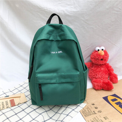 

Schoolbag female Korean high school students ins wind bf campus simple ancient feeling girl backpack Japanese backpack