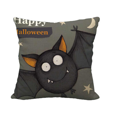 

Halloween Print Cushion Cover Linen Pillow Case Sofa Home Decor Popular