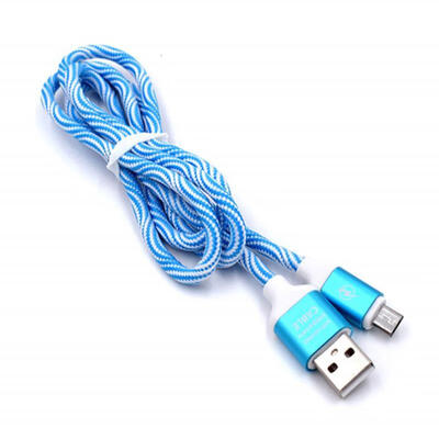 

Colorful Type-C Data Cable Portable Universal Nylon Braided Charging Line For Android-1m