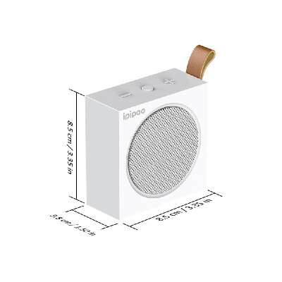 

ipipoo YP-2 Wireless BT Speaker Stereo Sound Music Portable Outdoor Bass Mini Handfree Box Loudspeaker for Travel Work PC Smartpho