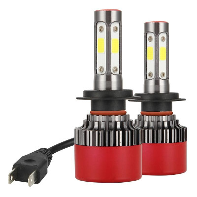 

4 Side H4 LED Headlight Kit Bulb LED Headlamp 2800W 280000LM 6000K Cool White 2 Pack