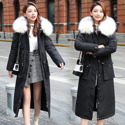 

Roseonmyhand Women Outerwear Faux Hooded Button Coat Long Solid Jackets Pocket Coats