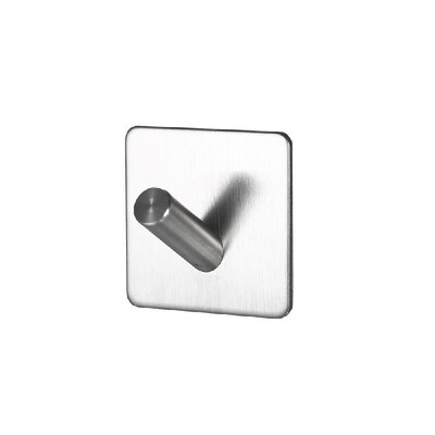 

MYD-1016 Adhesive Hooks Towel Hooks Self Adhesive Hooks Stainless Steel Stick Hooks Hanging Towel Stands for Bath Kitchen Garage