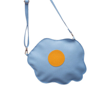 

Travel Dating Creative Fried Egg Womens Faux Leather Crossbody Shoulder Bag