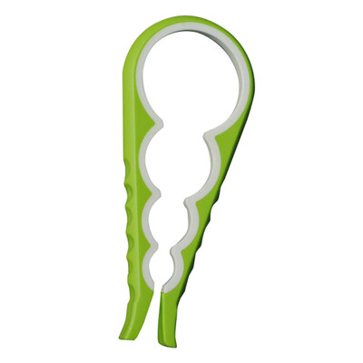 

Gobestart Jar Bottle Cover Gourd-shaped 4 in 1 Key Multifunction Can Opener Kitchen Tool