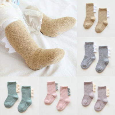 

Fashion Baby Kids Girls Knee High Cotton Socks Newborn Baby Stocking Hosiery