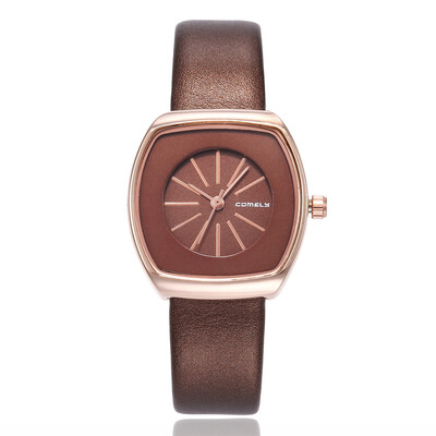 

Japanese movement barrel type ladies fashion watch simple
