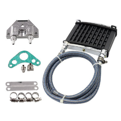 

Universal Motorcycle Engine Oil Cooler Cooling Radiator For 50cc 70cc 90cc 110cc 125cc Dirt Pit Bike ATV