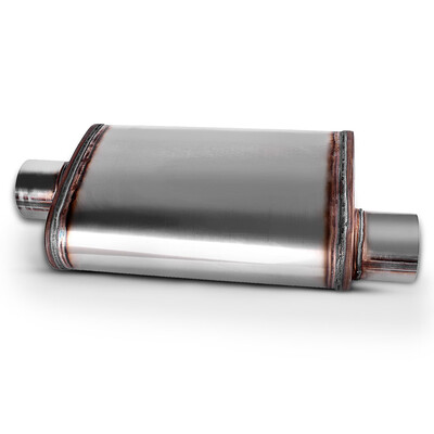 

3 Inch Single Chamber Muffler30 Universal Race Muffler Stainless Steel Single Inlet Single Outlet Exhaust Muffler