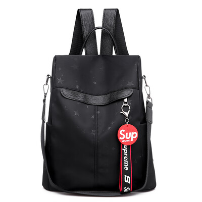 

Womens Korean Chao Bookbags with Shoulder Packs College StudentsOxford Canvas Anti-theft Small Backpack