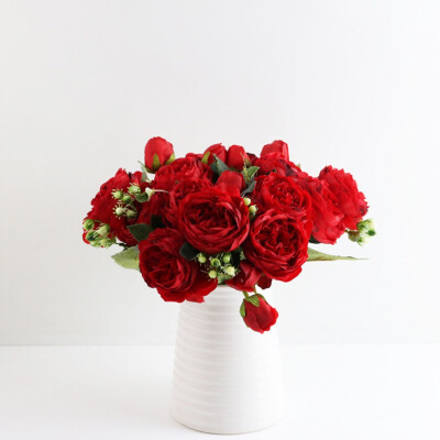 

Gobestart Korean Style Small Bunch Of Roses Artificial Fower Fake Flowers Home Wedding