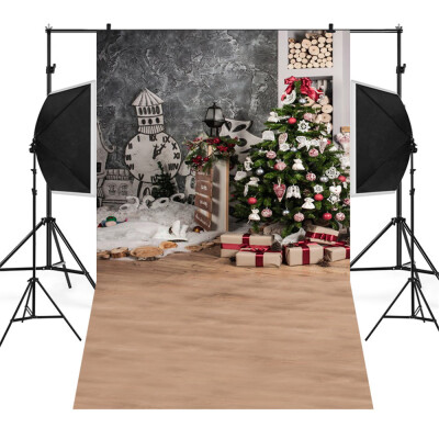 

〖Follure〗Christmas Backdrops Snowman Vinyl 3x5FT Lantern Background Photography Studio