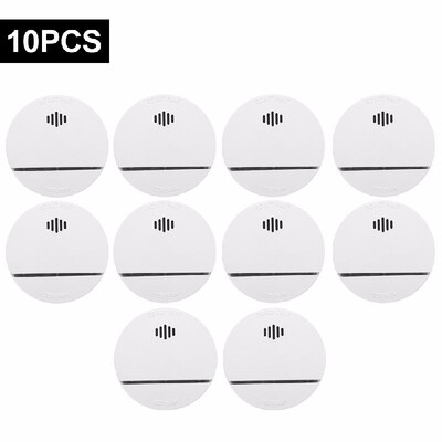 

Wireless Smoke Detector Photoelectric Fire Alarm Battery-Powered Light Sound Warning Fire Safety for Home Hotel School