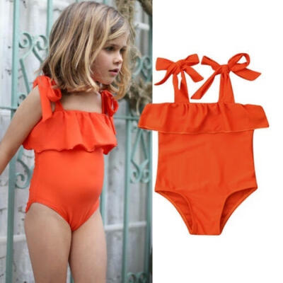 

Newborn Kids Baby Girls Braces Ruffle Bikini Set Swimwear Swimsuit Beachwear Bathing Suit Jumpsuit Summer Outfit
