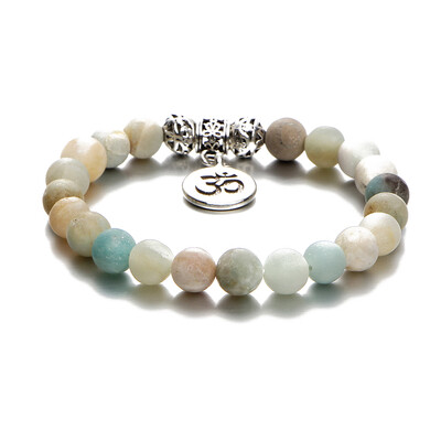 

Women Boho Natural Stone Beads Anklet Girls Summer Beach Jewelry Bohemian Foot Chain Round Stone Bracelet