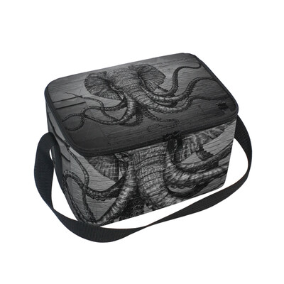 

ALAZA Lunch Box Elephant Illustration Insulated Lunch Bag Large Cooler Tote Bagfor Men Women