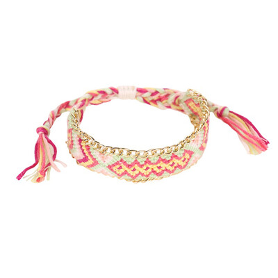 

Woven Rope String Hippy Boho Embroidery Cotton Friendship Bracelets For Women