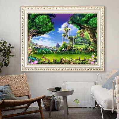 

Toponeto 5D Full Square Dirll Embroidery Paintings Rhinestone Pasted DIY Diamond Painting